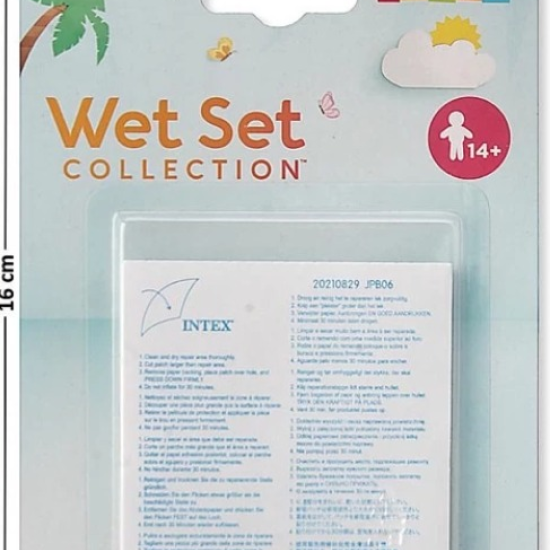 INTEX WET SET VINYL REPAIR PATCH / LEM BAN RENANG